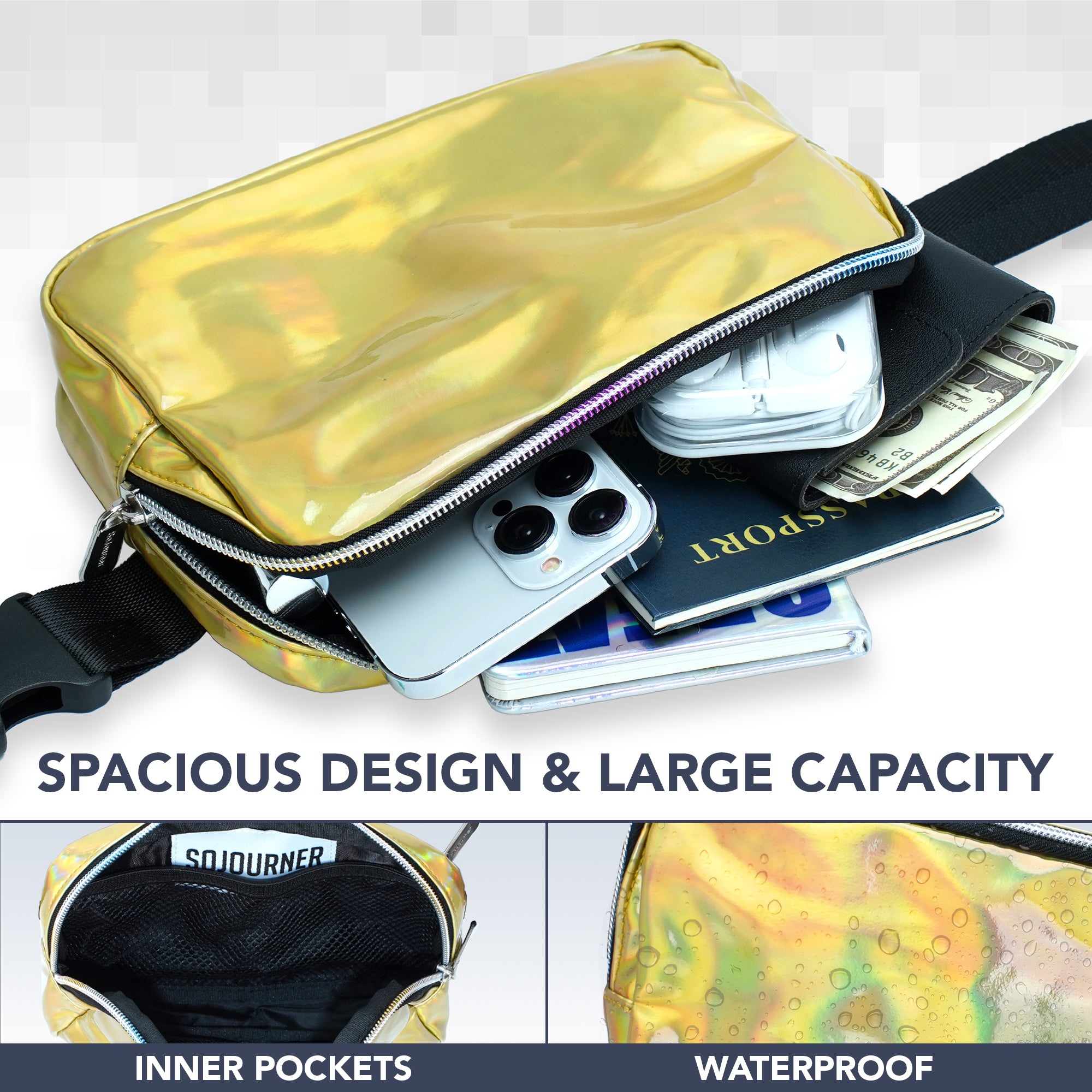 Iridescent Fanny Pack
