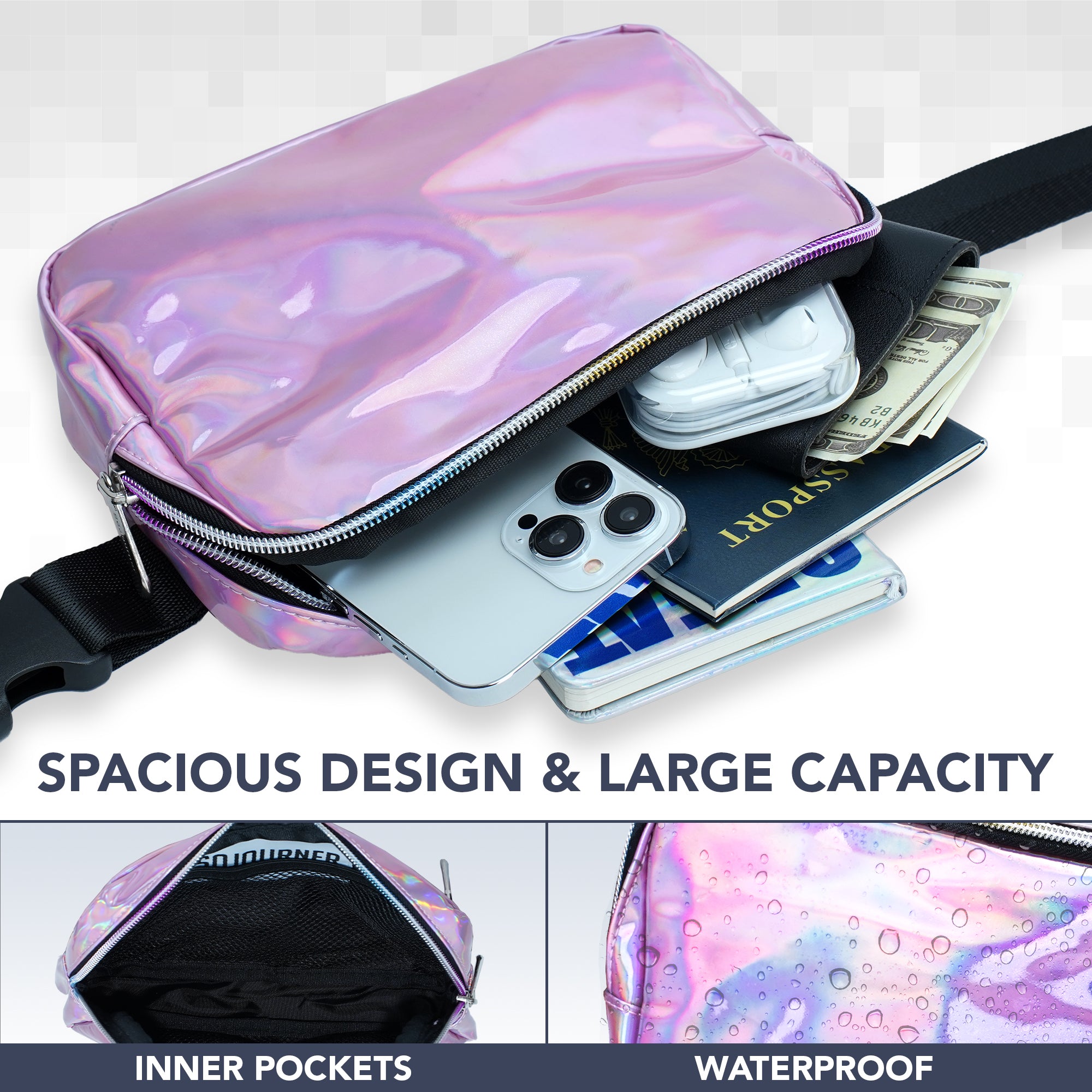 Iridescent Fanny Pack