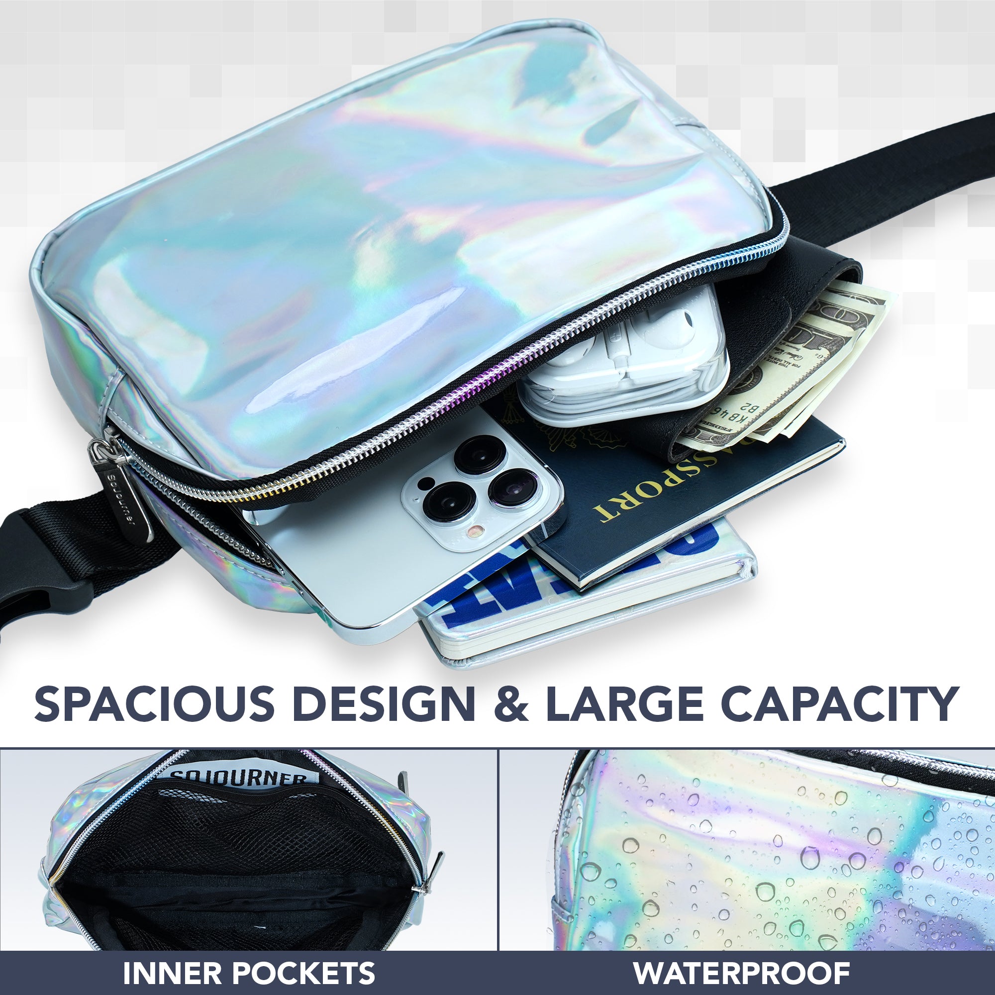 Iridescent Fanny Pack
