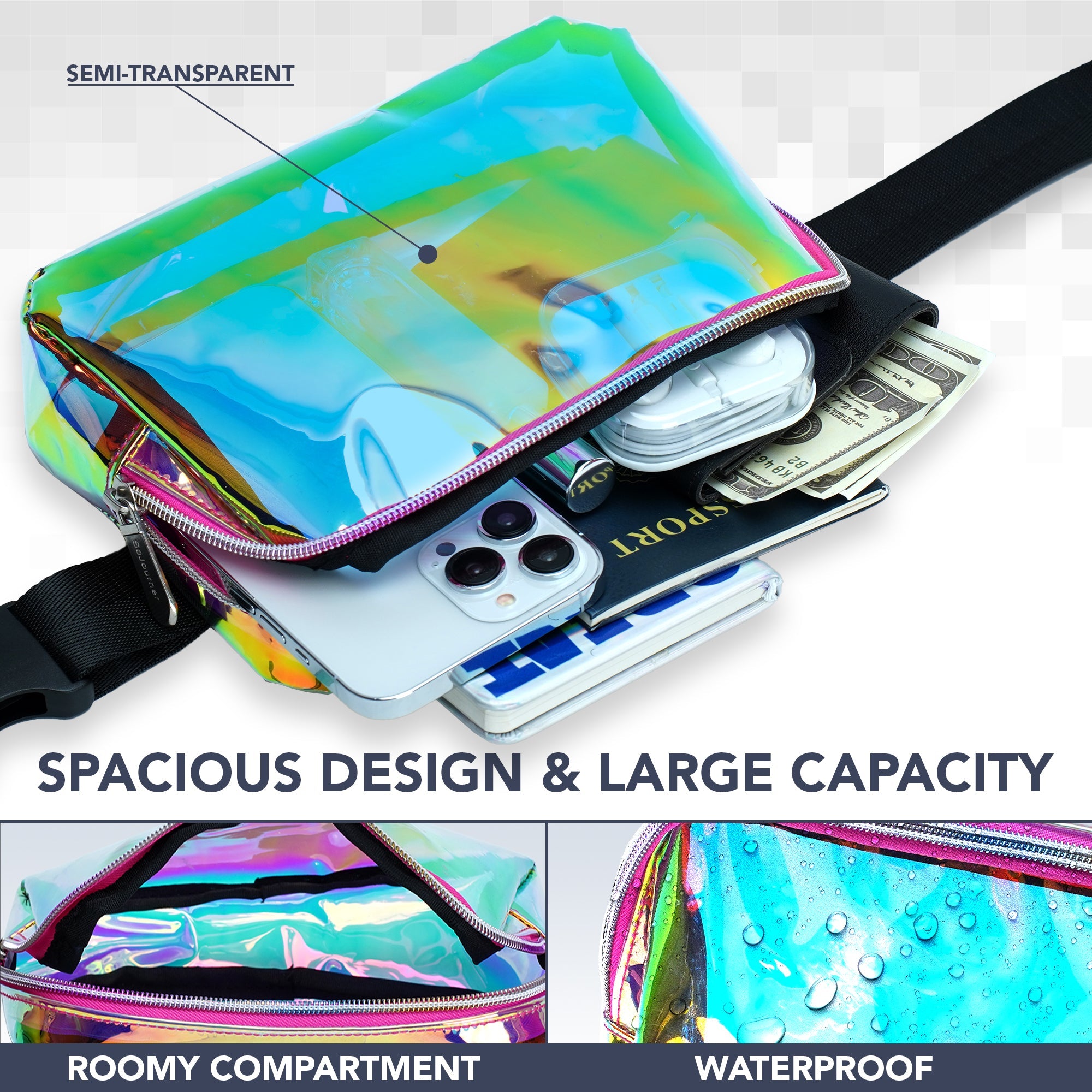 Iridescent Fanny Pack