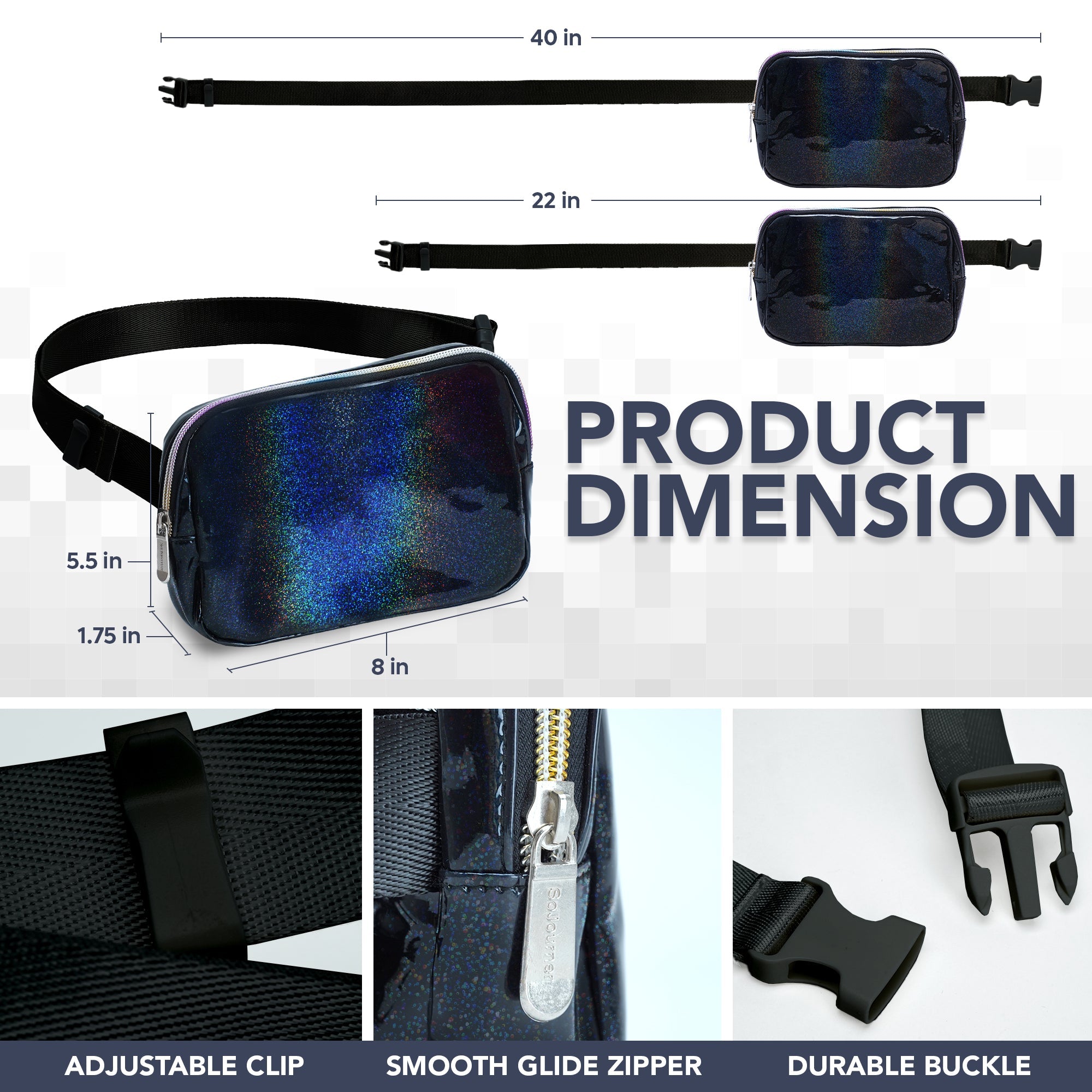 Iridescent Fanny Pack