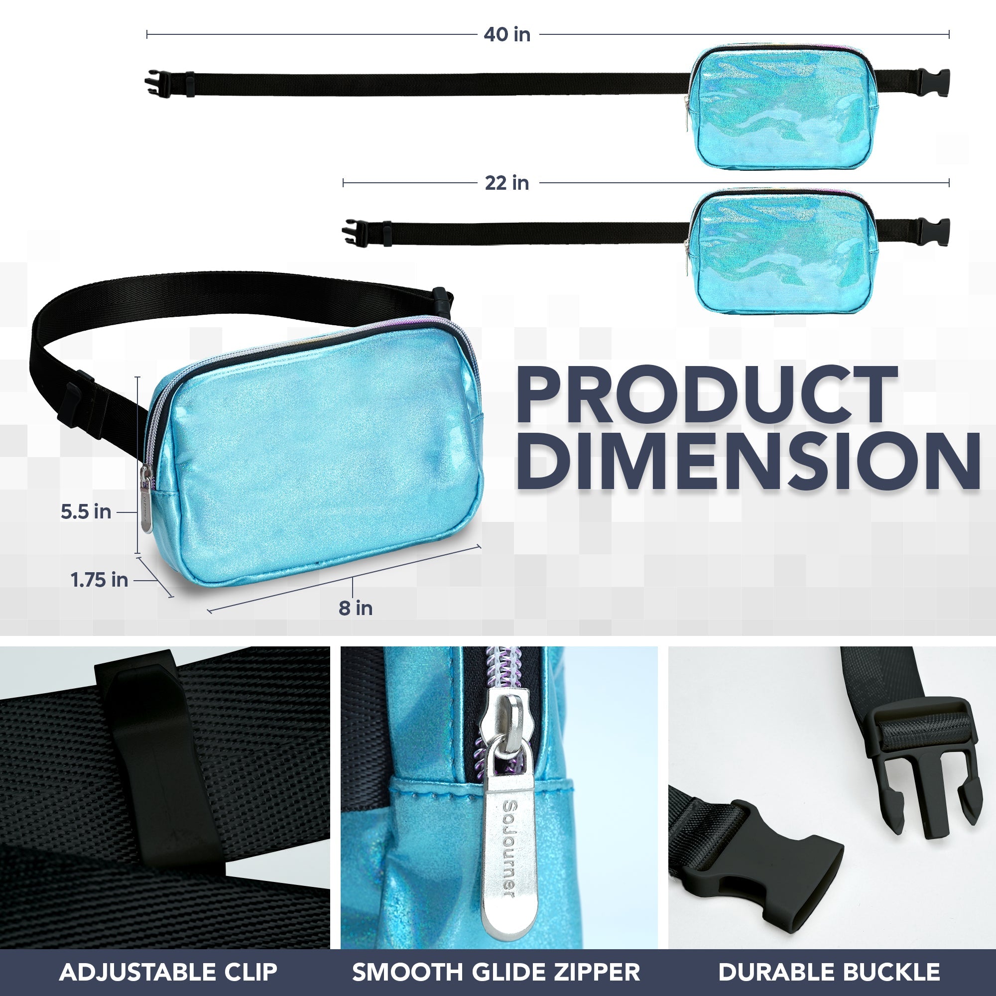 Iridescent Fanny Pack