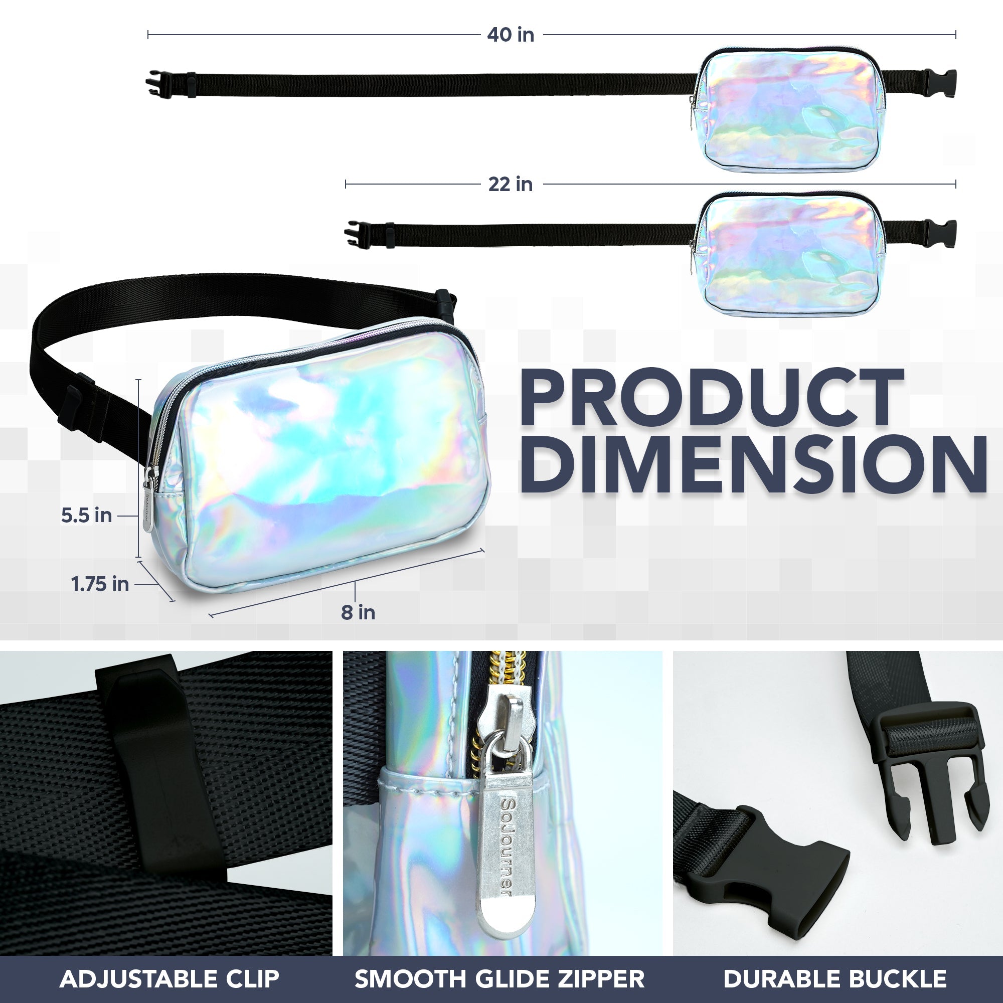 Iridescent Fanny Pack