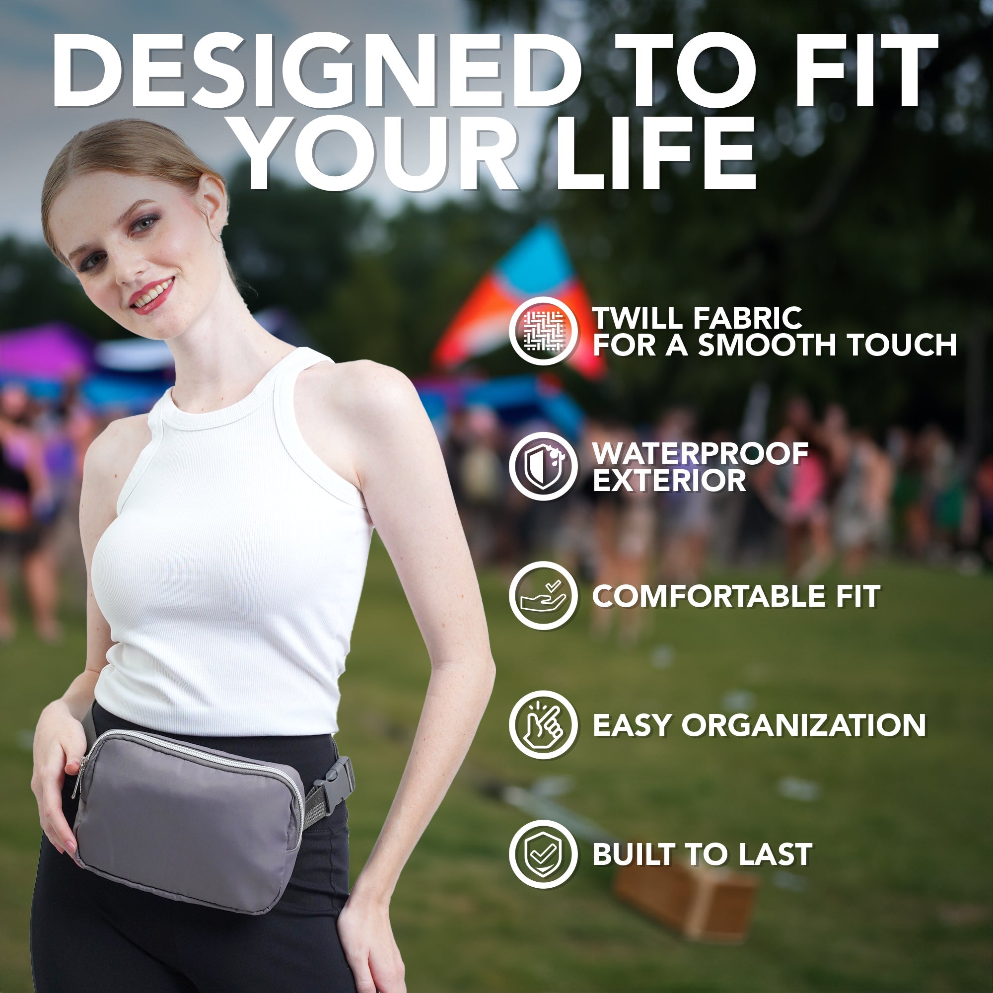 Iridescent Fanny Pack