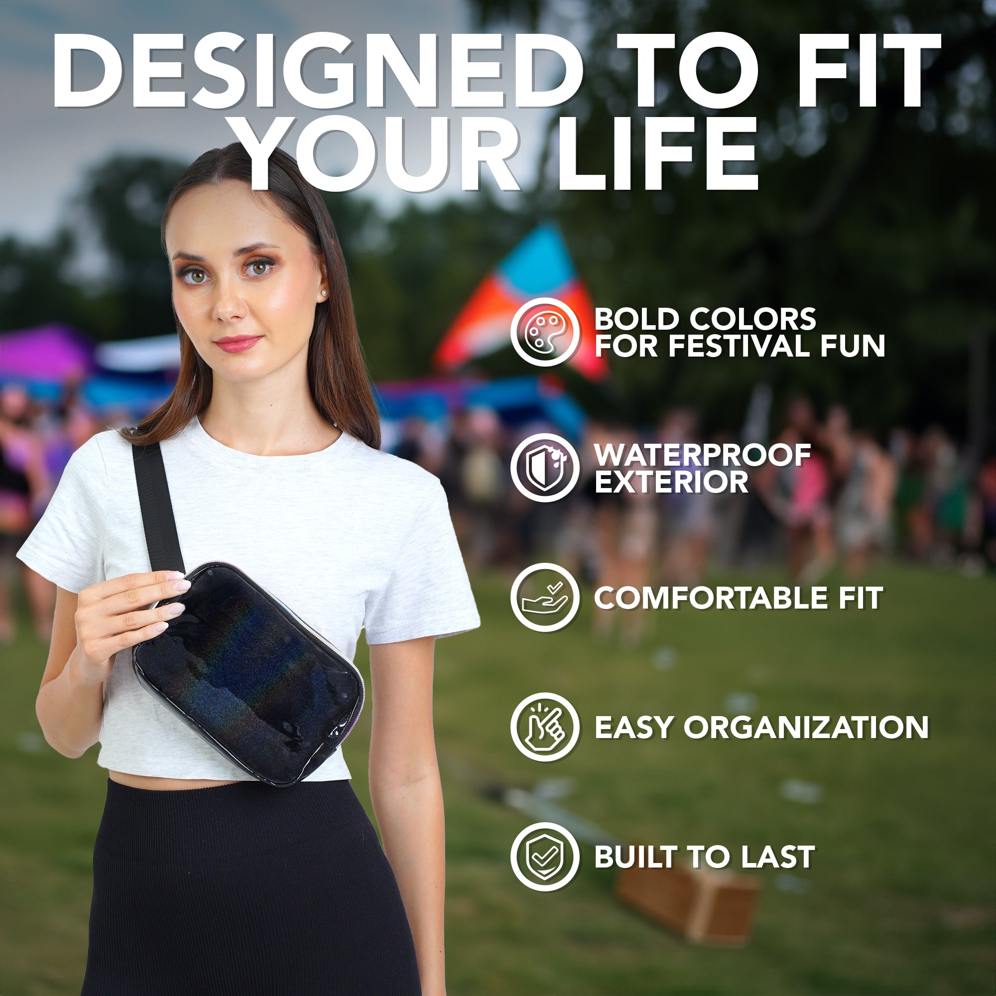 Iridescent Fanny Pack