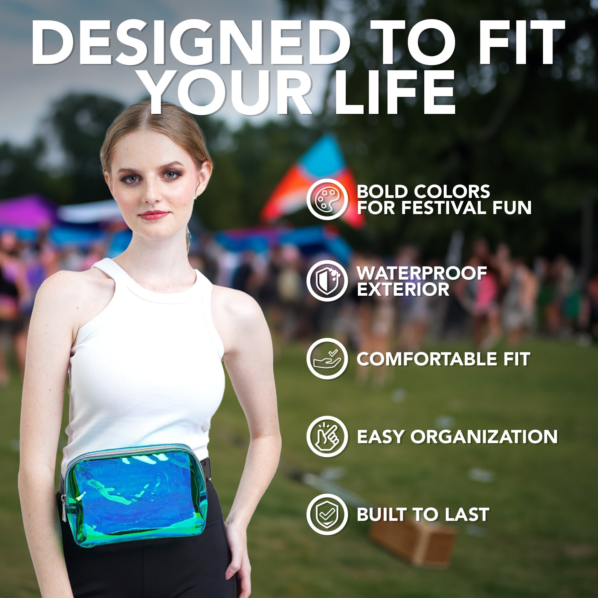 Iridescent Fanny Pack