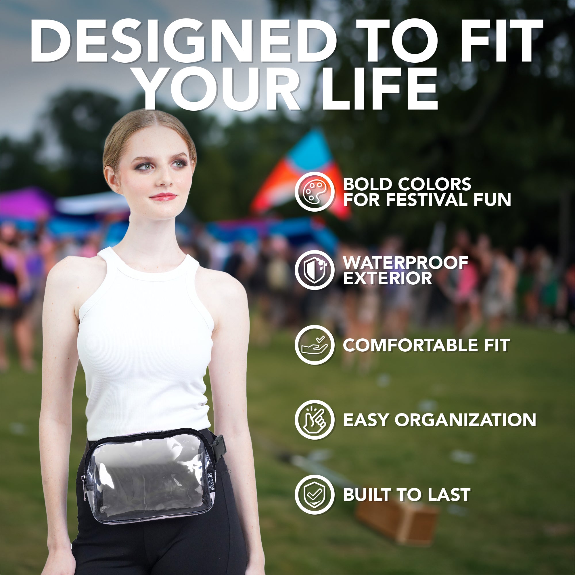 Iridescent Fanny Pack