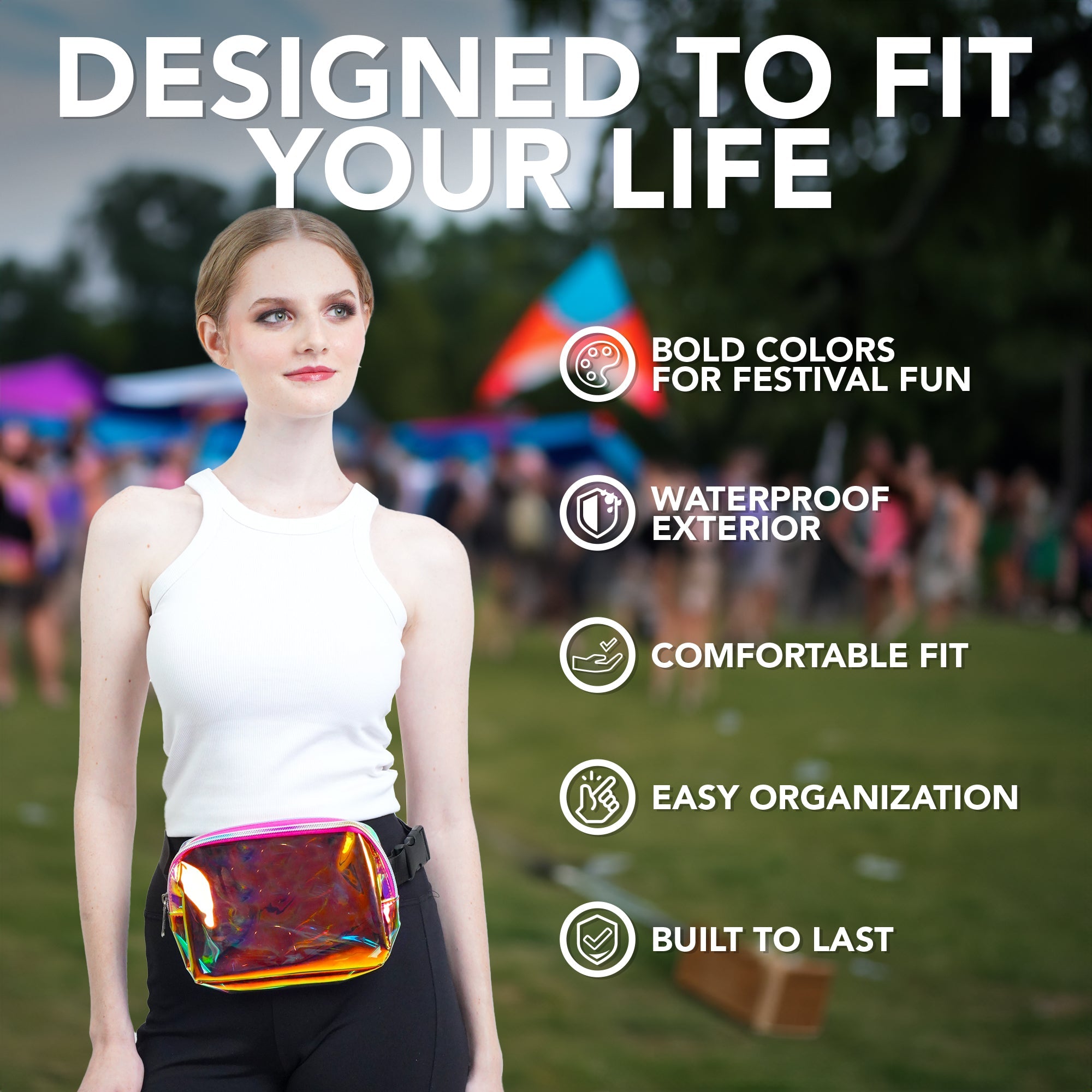 Iridescent Fanny Pack