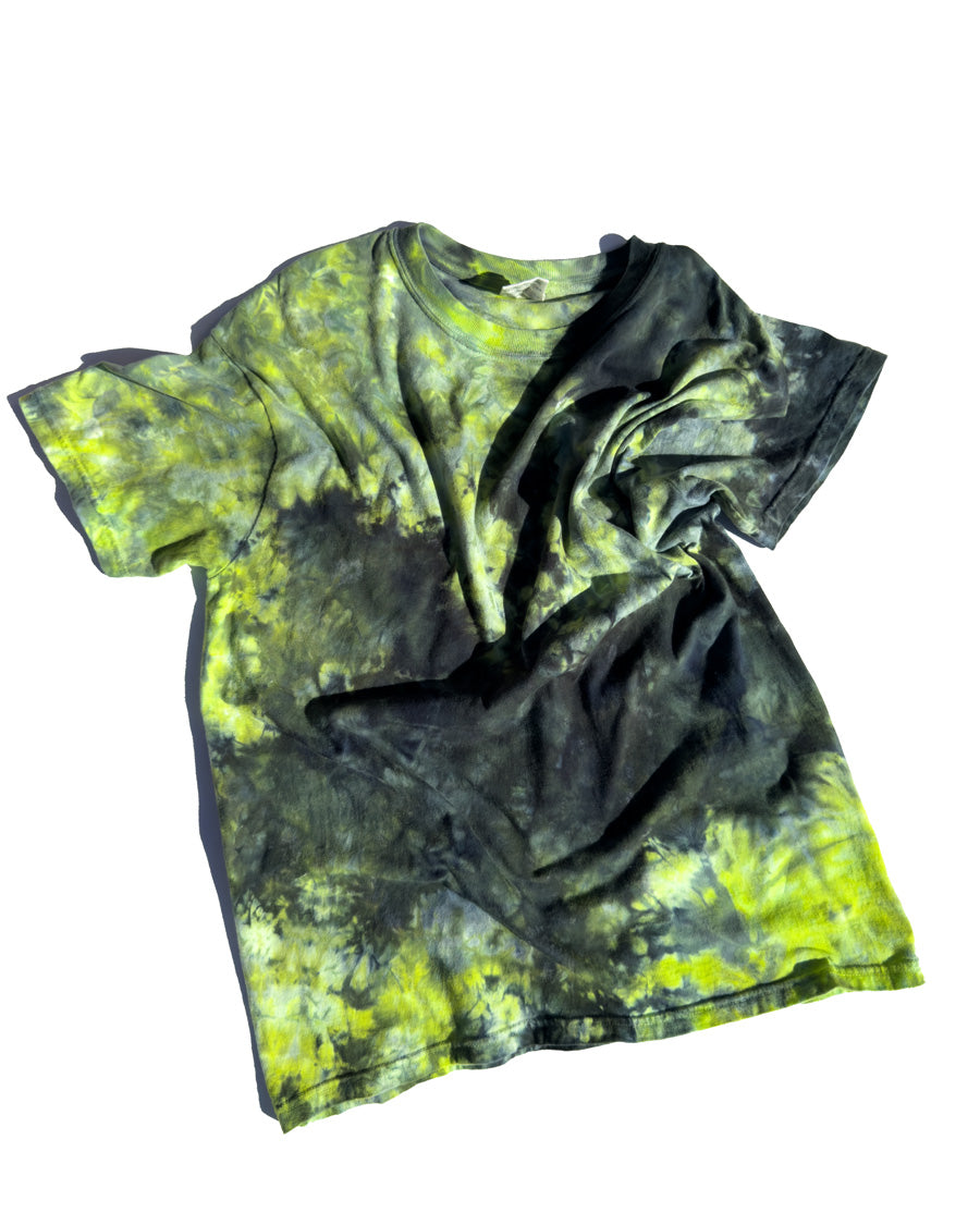 CRYSTAL DYED T-SHIRT Matcha brat