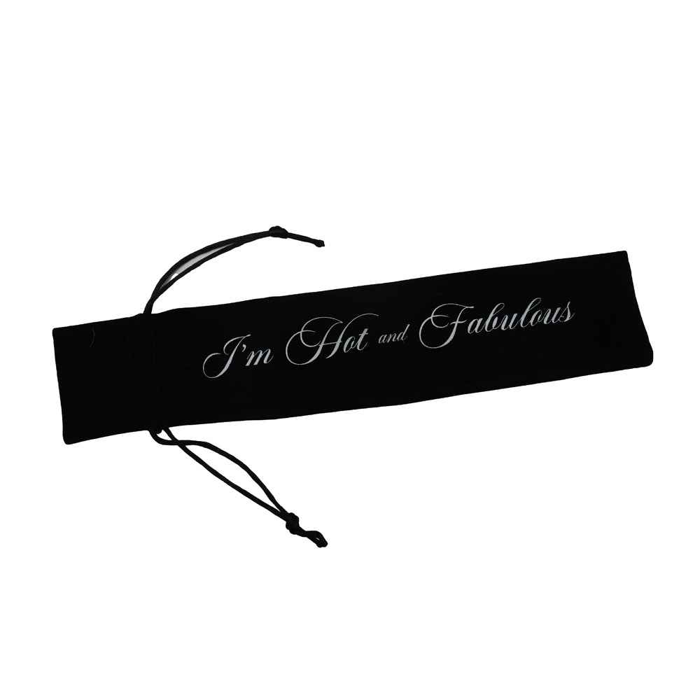 Gold Holographic Hand Fan