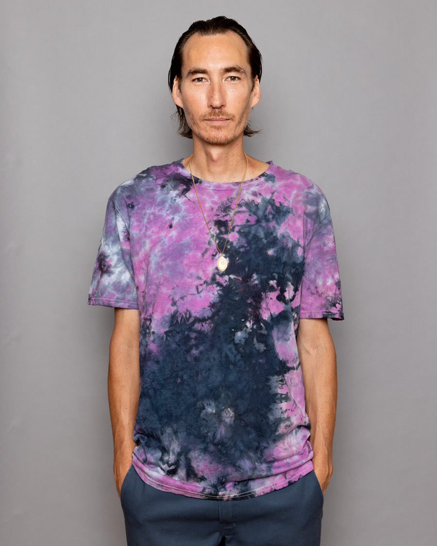 CRYSTAL DYED T-SHIRT Oxblood