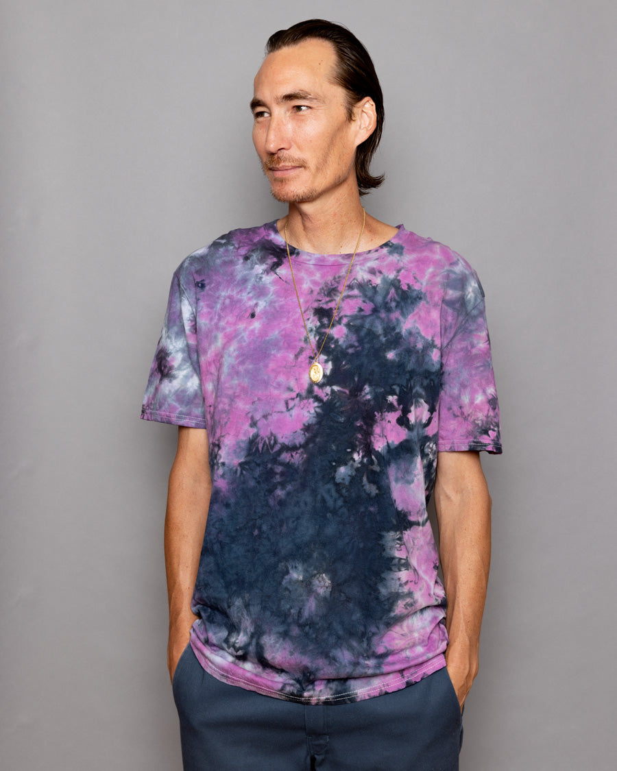 CRYSTAL DYED T-SHIRT Oxblood