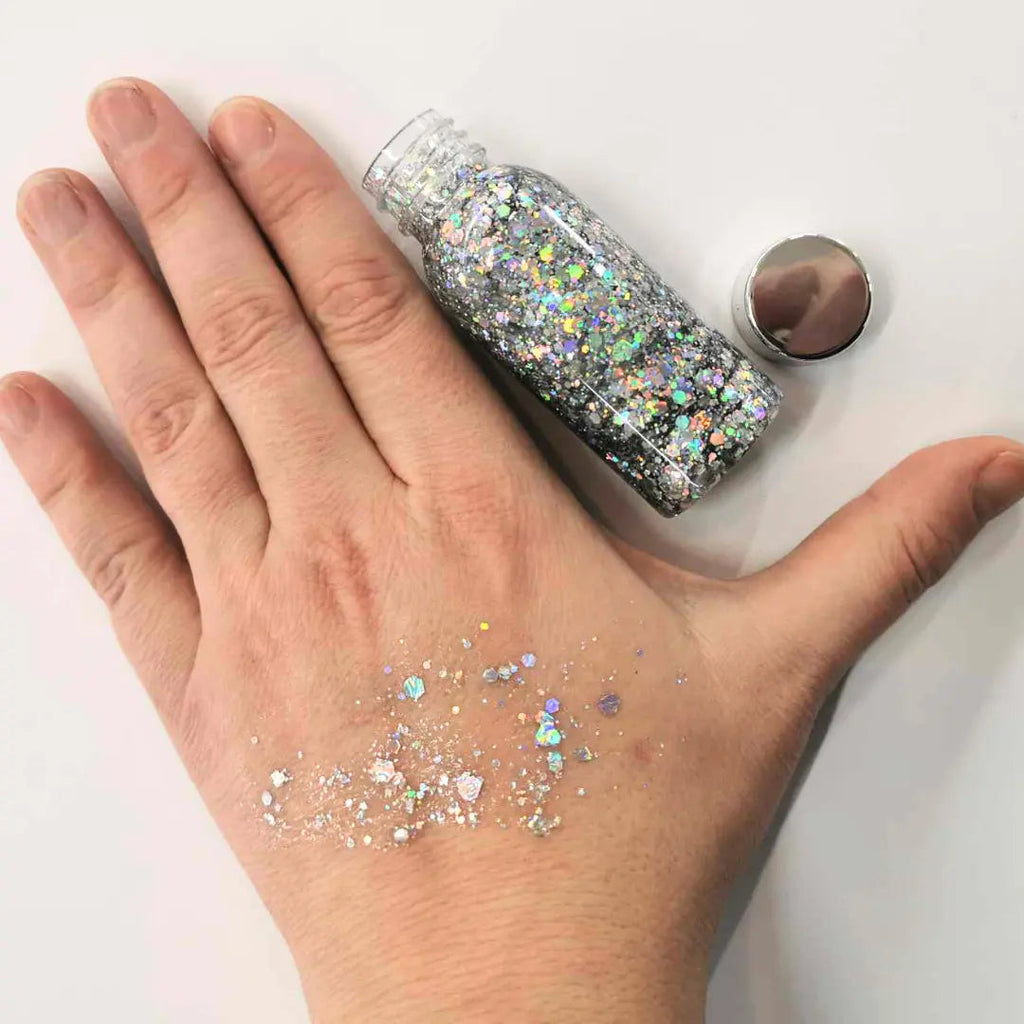 Festival Chunky Glitter Gel - Holographic Teal