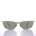 90s Curved Gold Black Frame - Yara