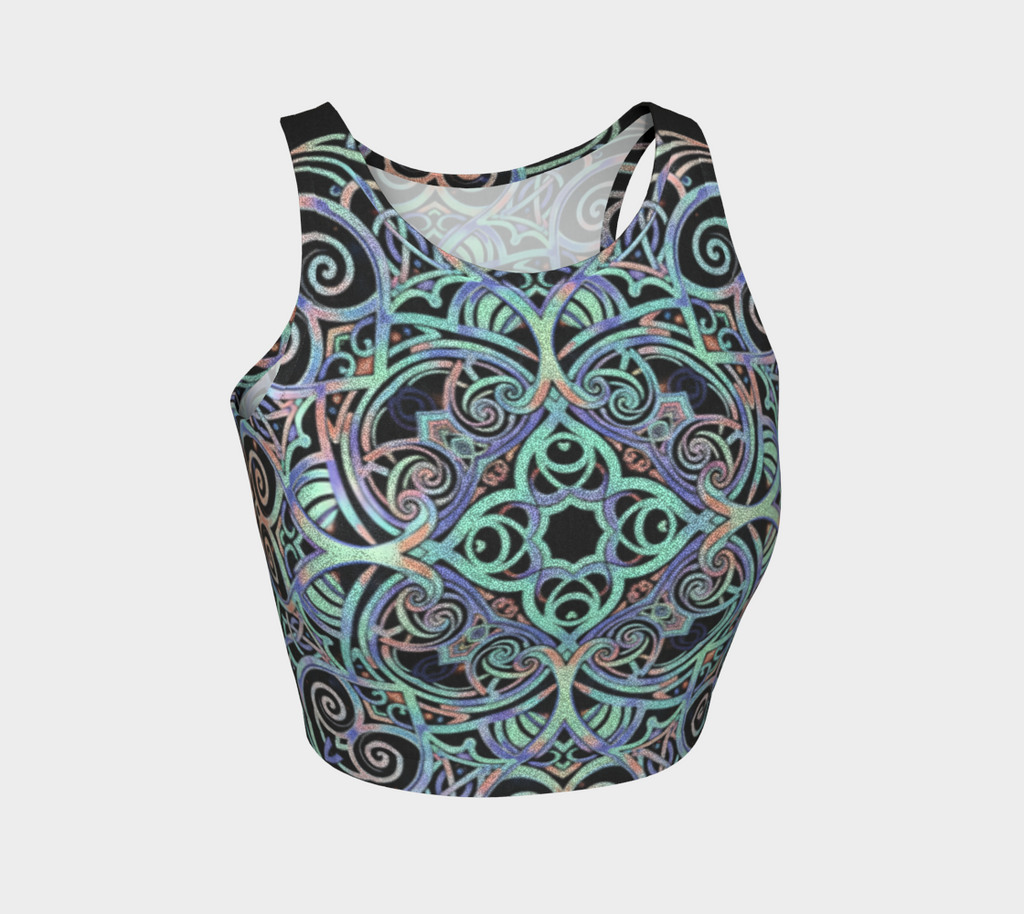Celtic Womens Shimmer Crop Top