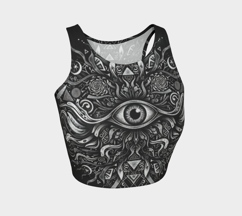 Mandela Eye Shimmer Crop Tank