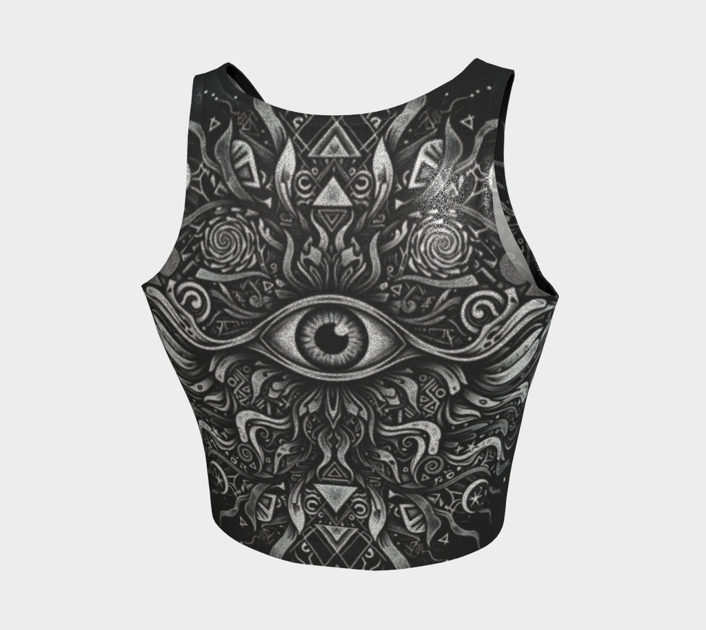 Mandela Eye Shimmer Crop Tank