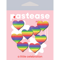 5-Pack: Body Minis: 10 Mini Rainbow Hearts Nipple & Body Pasties by Pastease®